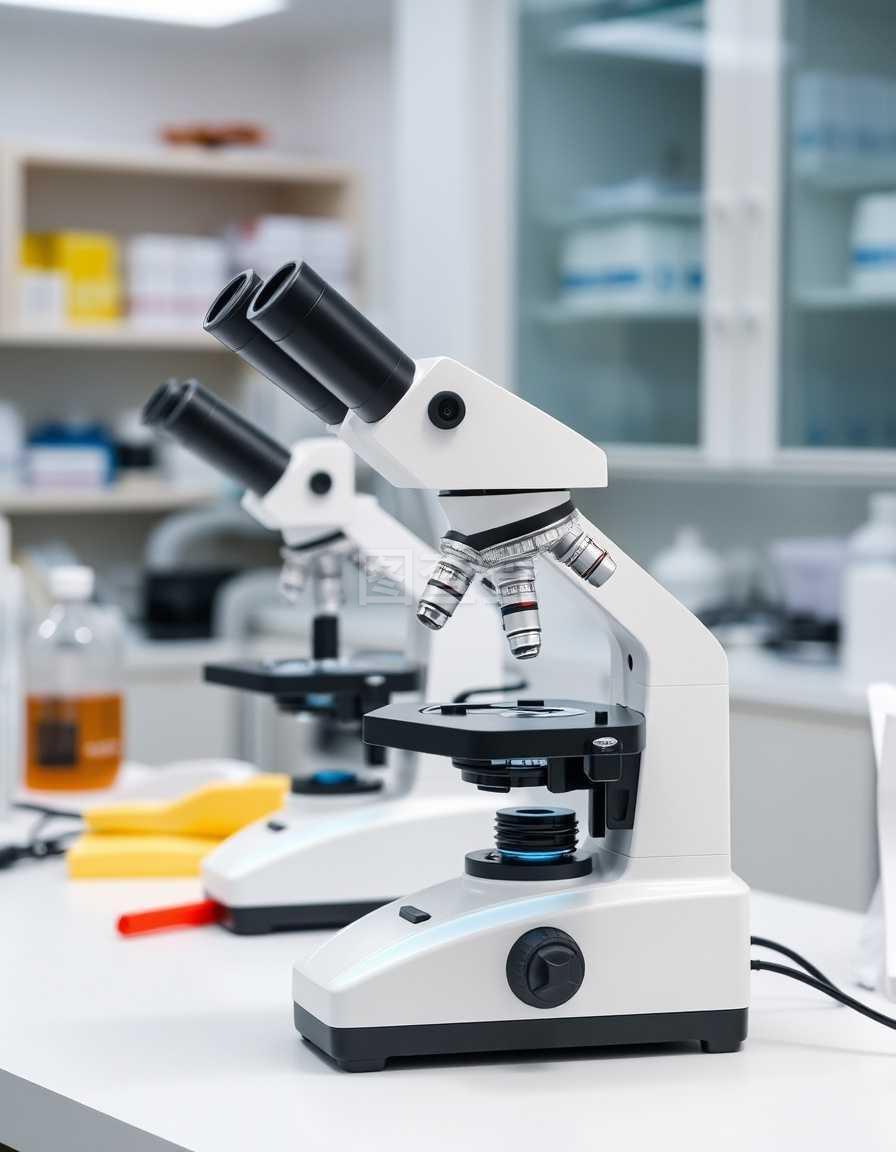實驗室專業(yè)顯微鏡、科學儀器和醫(yī)療工具用顯微鏡觀察微尺度、微生物學和實驗室醫(yī)學研究